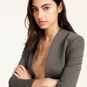 Jcrew Going Out Blazer in Stretch Twill Gray